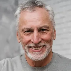 Illustrative portrait shown with James's review